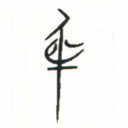 金文身书法图片