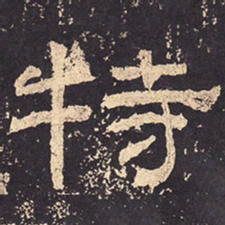 特书法图片